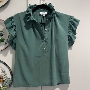 KOCH Pixie Blouse Top Green